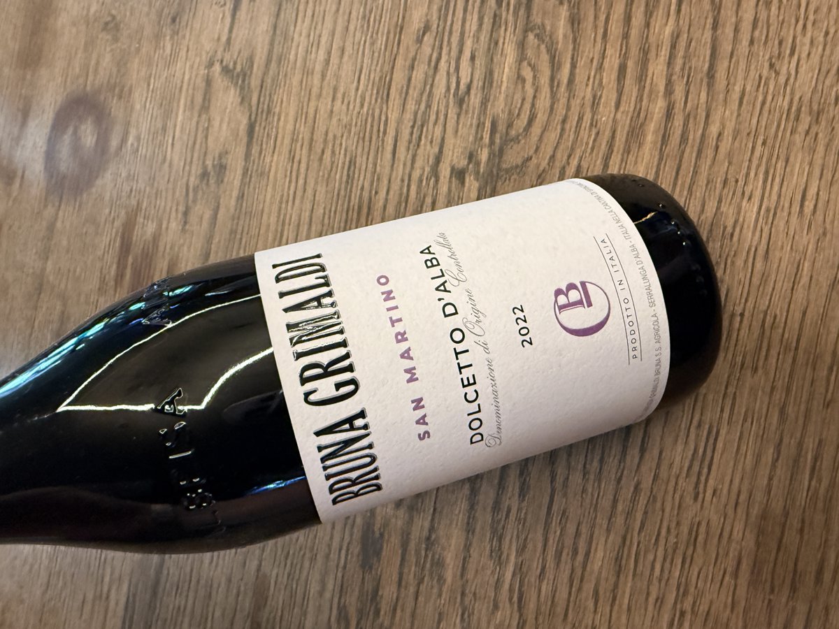 BRUNA GRIMALDI DOLCETTO ALBA DOC SAN MARTINO 2022 vol. 13